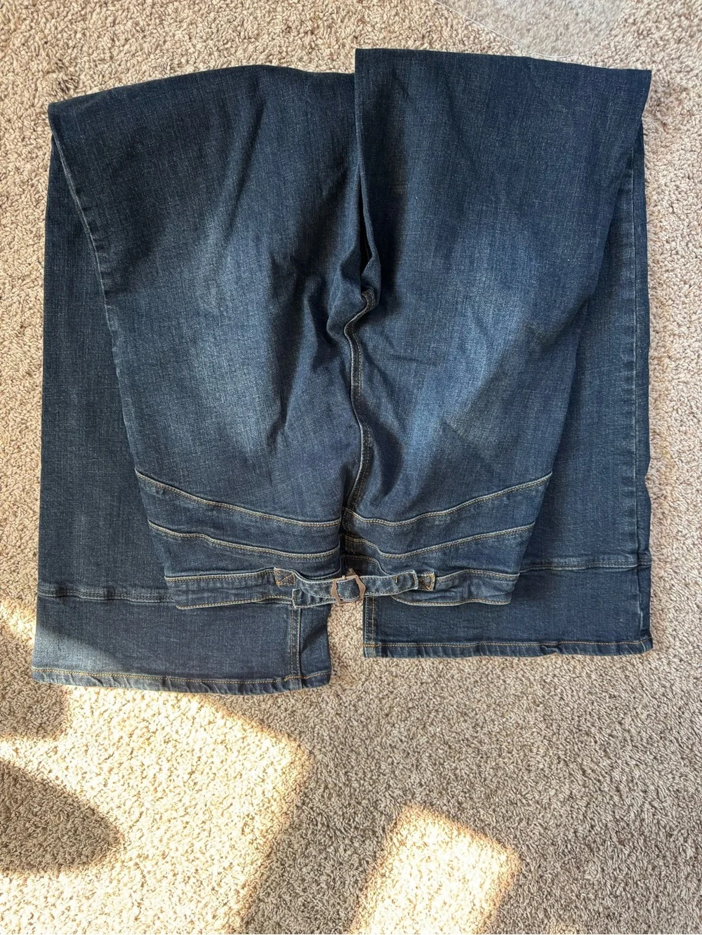 Free People Women's Dark Blue Boot Cut Jeans